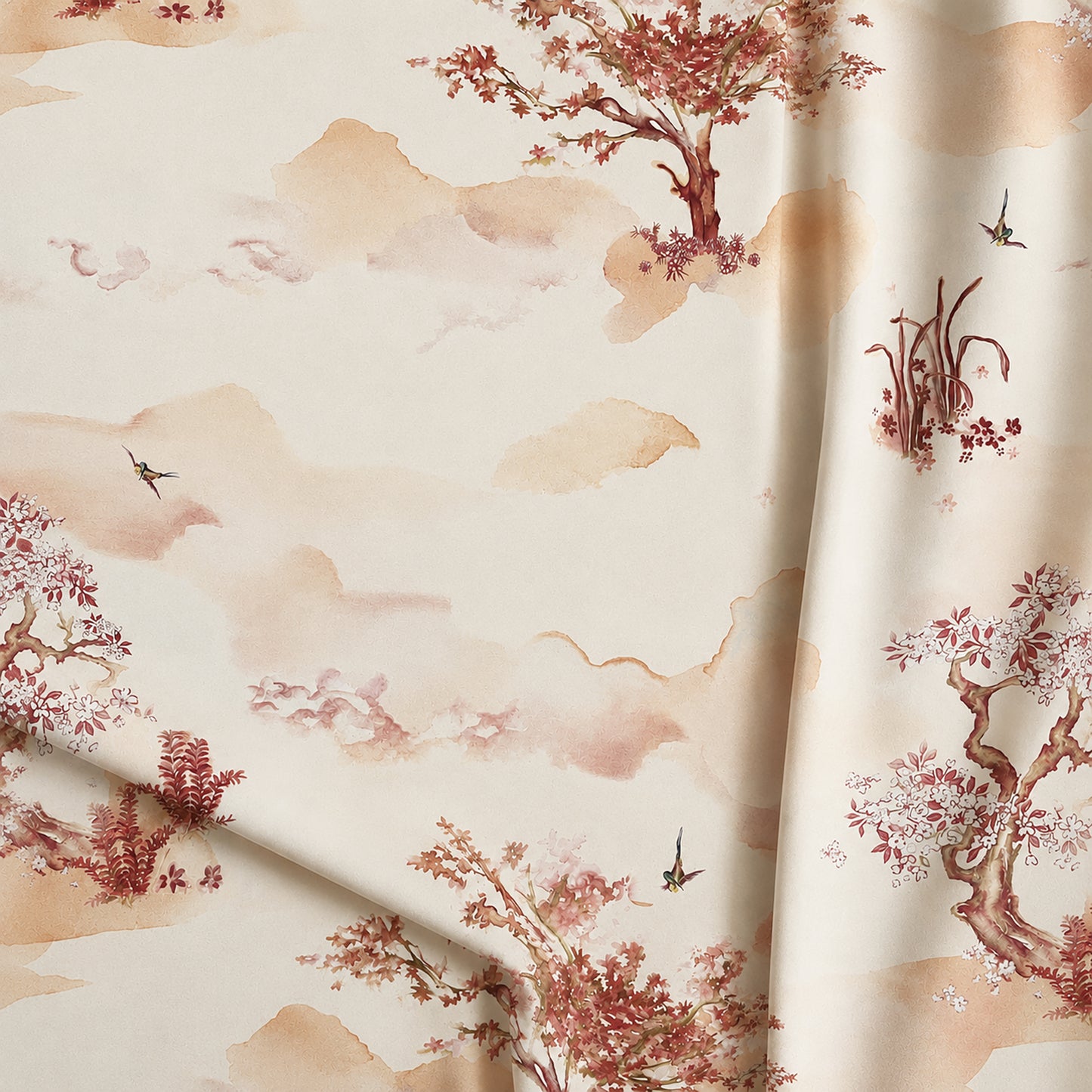 Cherry Blossom Garden - Silk Twill