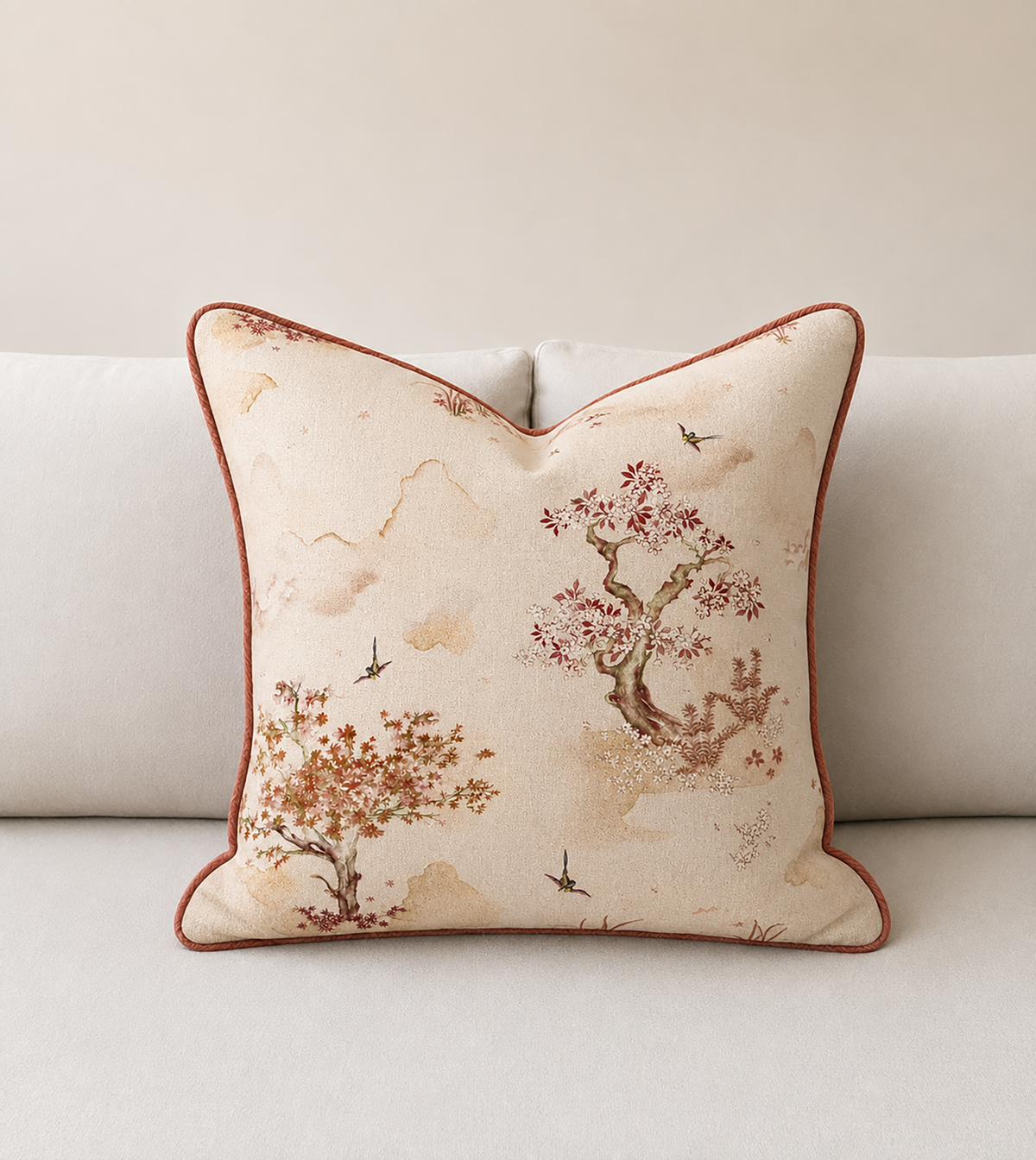 CHERRY BLOSSOM GARDEN - COTTON LINEN
